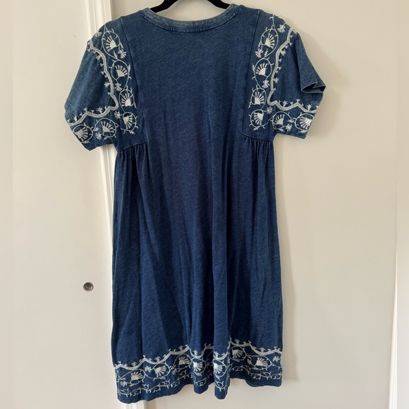 LOFT Midi Tie-Front Dress - Picture 2 of 5